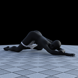 Picture shows an 3D Briefs dForce object thats used to create an other slipped clothes position